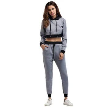 2019 Autumn and Winter New Short Hooded Sweatshirt Trousers Two-piece European and American Casual Hood Coat Women's Clothing
2019 Autumn and Winter New Short Hooded Sweatshirt Trousers Two-piece European and American Casual Hood Coat Women's Clothing