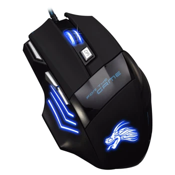 Wired Gaming Mouse7 Buttons USB Wired Optical Mouse 4 Gears 5500 DPI Adjustable Backlight Gaming Mice for Desktop Laptop PC
Wired Gaming Mouse7 Buttons USB Wired Optical Mouse 4 Gears 5500 DPI Adjustable Backlight Gaming Mice for Desktop Laptop PC