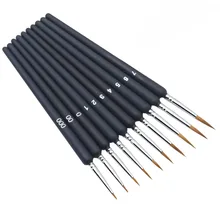 10Pcs/set Nylon Artist Paint Brush Professional Watercolor Acrylic Wooden Handle Painting Brushes Art Supplies Stationery
10Pcs/set Nylon Artist Paint Brush Professional Watercolor Acrylic Wooden Handle Painting Brushes Art Supplies Stationery