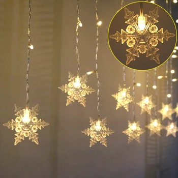 LED Lichtervorhang Lichter 96 LED Lichtervorhang Lang Schneeflocke LED String Licht Innen Weihnachtsdeko Weihnachtsbeleuchtung
LED Lichtervorhang Lichter 96 LED Lichtervorhang Lang Schneeflocke LED String Licht Innen Weihnachtsdeko Weihnachtsbeleuchtung