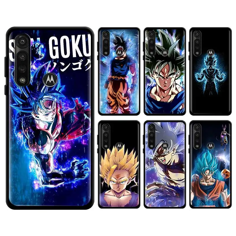Фото Dragon Ball Z Son Goku Soft Case for Motorola Edge Plus Moto G Stylus G8 Plue Play Power Lite One Hyper E6s Cover | Мобильные
