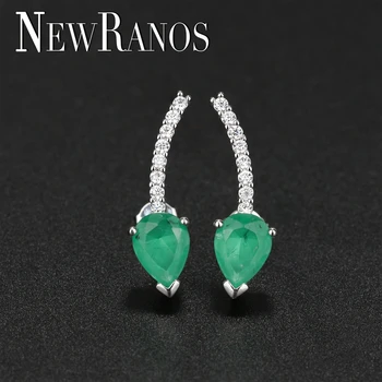 Newranos Fusion Stone Earrings Green Water Drop Pedra Earrings Cubic Zirconia Brincos for Women Fashion Jewelry EFX001512 
Newranos Fusion Stone Earrings Green Water Drop Pedra Earrings Cubic Zirconia Brincos for Women Fashion Jewelry EFX001512