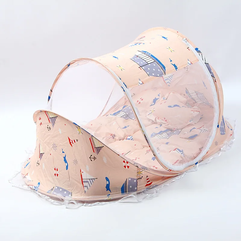 Baby folding mosquito net with sleeping pad pillow mosquito net bed three piece set can play music children mosquito net
Baby folding mosquito net with sleeping pad pillow mosquito net bed three piece set can play music children mosquito net