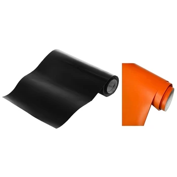 2Pcs Matt Vinyl Film Car Wrap Matte Vinyl Car Sticker Matt Vinyl Film - Black 152X10Cm & Orange 152X10Cm
2Pcs Matt Vinyl Film Car Wrap Matte Vinyl Car Sticker Matt Vinyl Film - Black 152X10Cm & Orange 152X10Cm