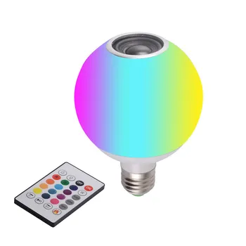 E27 LED Light Bulb Smart Bedroom 12W Color Changing Ball Shape Home Decor With Remote Control Bluetooth Music Colored Dimmable
E27 LED Light Bulb Smart Bedroom 12W Color Changing Ball Shape Home Decor With Remote Control Bluetooth Music Colored Dimmable