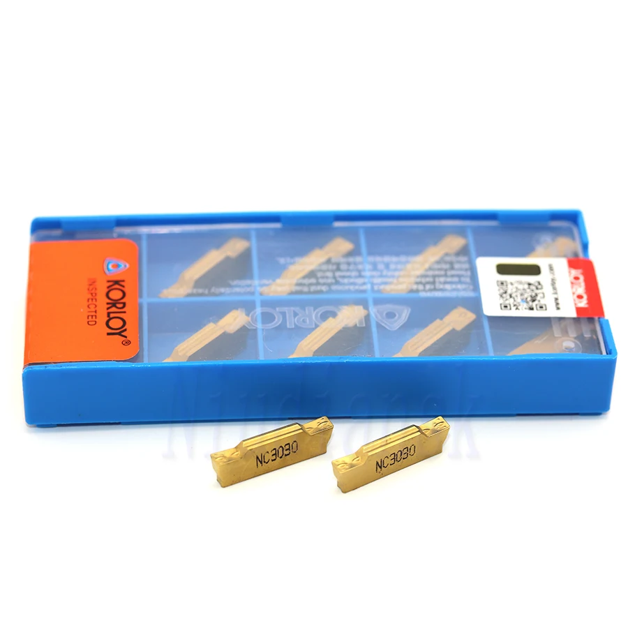10PCS  MGMN150 MGMN200 MGMN300 MGMN400 NC3030  slotted carbide inserts metal turning lathe tools grooving tool