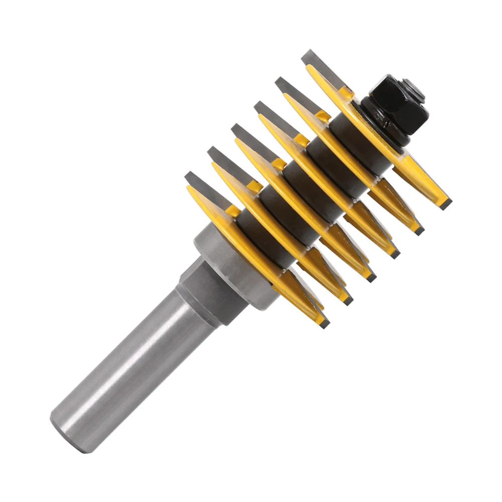 1/2 Inch Shank Finger Joint Router Bit Woodworking Chisel Cutter YG6 Alloy 45# Carbon Steel High Hardness Corner Polishing Tools
1/2 Inch Shank Finger Joint Router Bit Woodworking Chisel Cutter YG6 Alloy 45# Carbon Steel High Hardness Corner Polishing Tools
