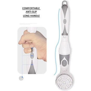4 In 1 Electric Bath Brush Long Handle Waterproof Cleansing Brush Massage Electric Shower Brush Long Handle Waterproof Bath Body 
4 In 1 Electric Bath Brush Long Handle Waterproof Cleansing Brush Massage Electric Shower Brush Long Handle Waterproof Bath Body