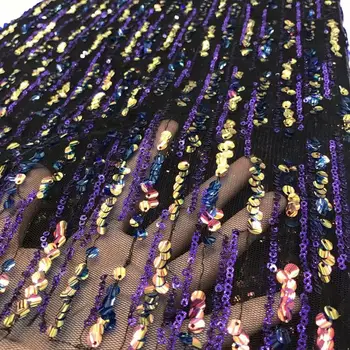 New Purple Gold Nigerian Sequins Lace Fabric 2020 High Quality African Lace Fabric Wedding French Tulle Lace Material For Dress
New Purple Gold Nigerian Sequins Lace Fabric 2020 High Quality African Lace Fabric Wedding French Tulle Lace Material For Dress