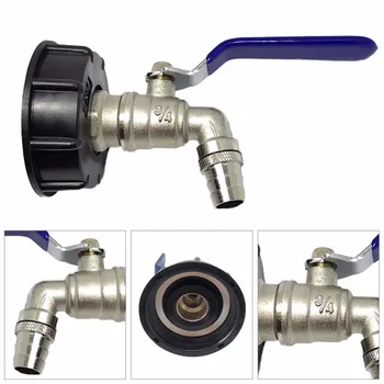 IBC Tank Cap Adapter With Brass Tap & 3/4" Snap On Hose Connector General Tons Ball Valve Rainwater Container Brass Faucet Valve
IBC Tank Cap Adapter With Brass Tap & 3/4" Snap On Hose Connector General Tons Ball Valve Rainwater Container Brass Faucet Valve