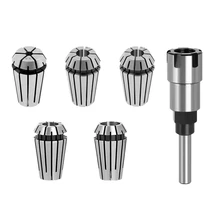 1/4 Inch Shank ER16 Router Collet Adapter Extension Chuck Rod Engraving Machine Extension Rod with Spring Collet Set
1/4 Inch Shank ER16 Router Collet Adapter Extension Chuck Rod Engraving Machine Extension Rod with Spring Collet Set