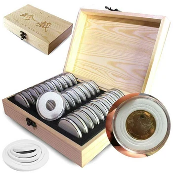 30X Set Commemorative Coin Cover Storage Box Case Organizer For 20/25/30/35/40mm
30X Set Commemorative Coin Cover Storage Box Case Organizer For 20/25/30/35/40mm