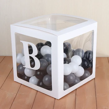 4pcs Balloon Surprise Transparent Box Clear Cardboard Cube Box Case For Children Toy Balloon Storage Baby Birthday Decoration
4pcs Balloon Surprise Transparent Box Clear Cardboard Cube Box Case For Children Toy Balloon Storage Baby Birthday Decoration