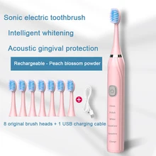 New Sonic Electric Toothbrushes for Adults Kid Smart Timer Whitening Toothbrush IPX7 Waterproof Replaceable AA Battery Version
New Sonic Electric Toothbrushes for Adults Kid Smart Timer Whitening Toothbrush IPX7 Waterproof Replaceable AA Battery Version