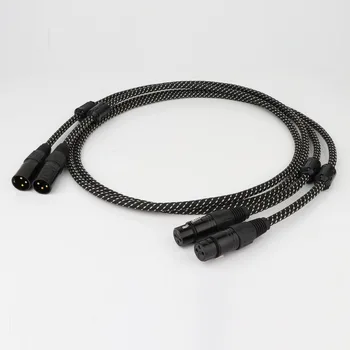 Hi End 5N OCC Audio XLR to XLR Cable HIFI Audio XLR interconnect extension cord With gold plated XLR connector
Hi End 5N OCC Audio XLR to XLR Cable HIFI Audio XLR interconnect extension cord With gold plated XLR connector