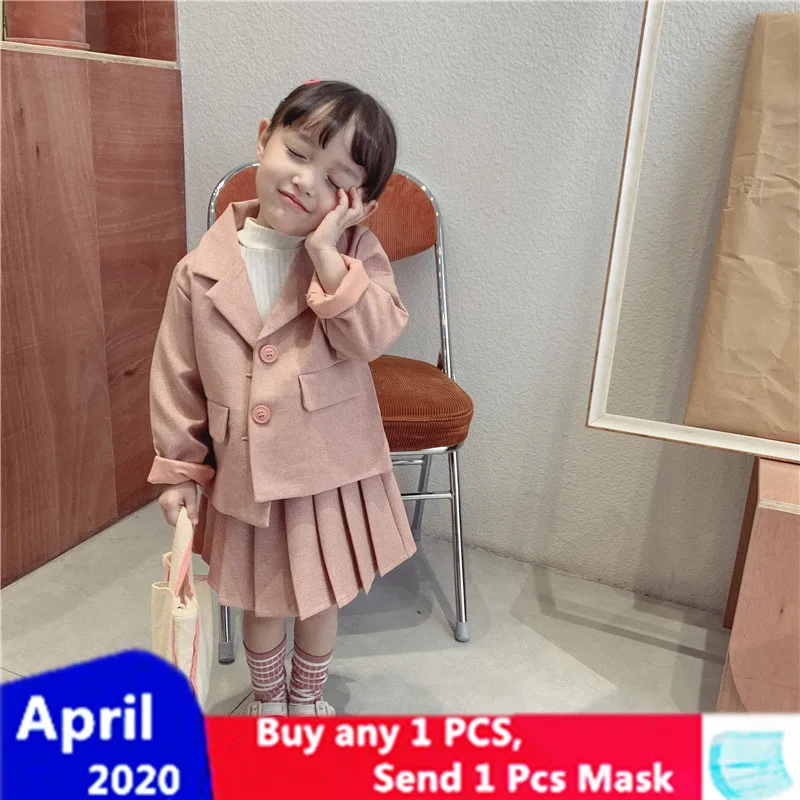 XINI MOMMY 2020 Spring autumn Girl's suit Two-piece children long-sleeved jacket Formal Solid girls clothes girl set
XINI MOMMY 2020 Spring autumn Girl's suit Two-piece children long-sleeved jacket Formal Solid girls clothes girl set