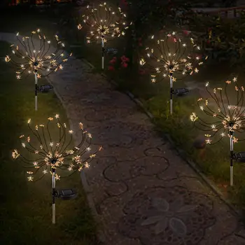 Star Firework String Light Star Fairy Bouquet Dandelion Lights Solar Energy Warm White/White Outdoor Decoration Festival
Star Firework String Light Star Fairy Bouquet Dandelion Lights Solar Energy Warm White/White Outdoor Decoration Festival