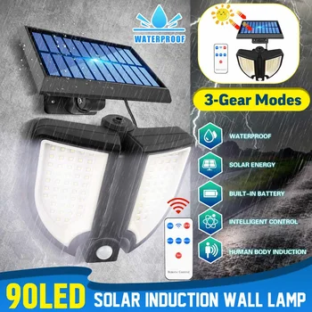 90 LED Solar Light Solar Lamp Motion Sensor Outdoor Garden Spotlight Solar Powered Wall Lamp For Street Path Courtyard
90 LED Solar Light Solar Lamp Motion Sensor Outdoor Garden Spotlight Solar Powered Wall Lamp For Street Path Courtyard