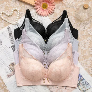 Wasteheart Women Fashion Black Skin Purple Wireless Push Up Bras Padded Female Lace Bras Bralette Cup B C Sexy Lingerie 90 
Wasteheart Women Fashion Black Skin Purple Wireless Push Up Bras Padded Female Lace Bras Bralette Cup B C Sexy Lingerie 90