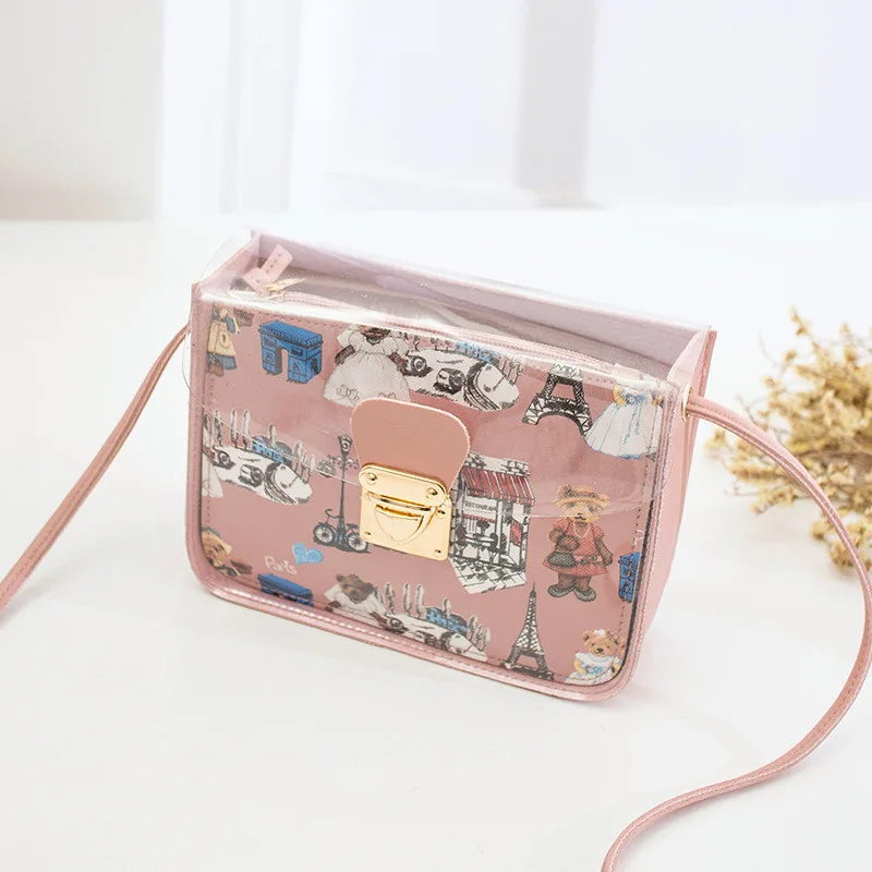 2019 New Style Korean-style Cartoon Animation WOMEN'S Bag Transparent Shoulder Bag Oblique Mobile Phone Bag
2019 New Style Korean-style Cartoon Animation WOMEN'S Bag Transparent Shoulder Bag Oblique Mobile Phone Bag