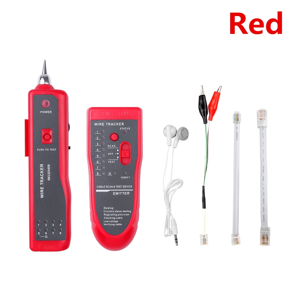 Kebidumei RJ11 RJ45 Cat5 Cat6 телефонный провод трекер Tracer Ethernet LAN Сетевой кабель тестер