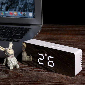 New Digital Alarm Clock LED Mirror USB & Battery Desktop Clock 12H/24H Temperature Display with Snooze Function Adjustable LED
New Digital Alarm Clock LED Mirror USB & Battery Desktop Clock 12H/24H Temperature Display with Snooze Function Adjustable LED