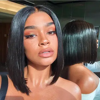 Short Bob Wig 13x4 Lace Front Human Hair Wigs Remy Hair Straight Lace Frontal Brazilian Hair 4x4 Closure For Black Women
Short Bob Wig 13x4 Lace Front Human Hair Wigs Remy Hair Straight Lace Frontal Brazilian Hair 4x4 Closure For Black Women