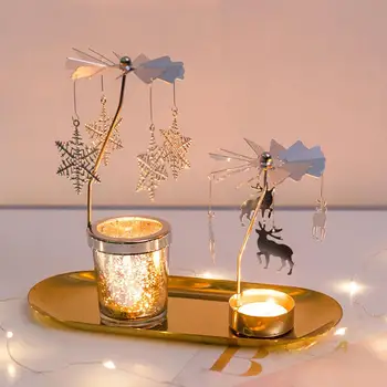 Metal Deer Party Candlestick Romantic Rotary Windmill Candle Holder Hanging Spinning Tealight Rotate Wedding Carousel Candelabra
Metal Deer Party Candlestick Romantic Rotary Windmill Candle Holder Hanging Spinning Tealight Rotate Wedding Carousel Candelabra