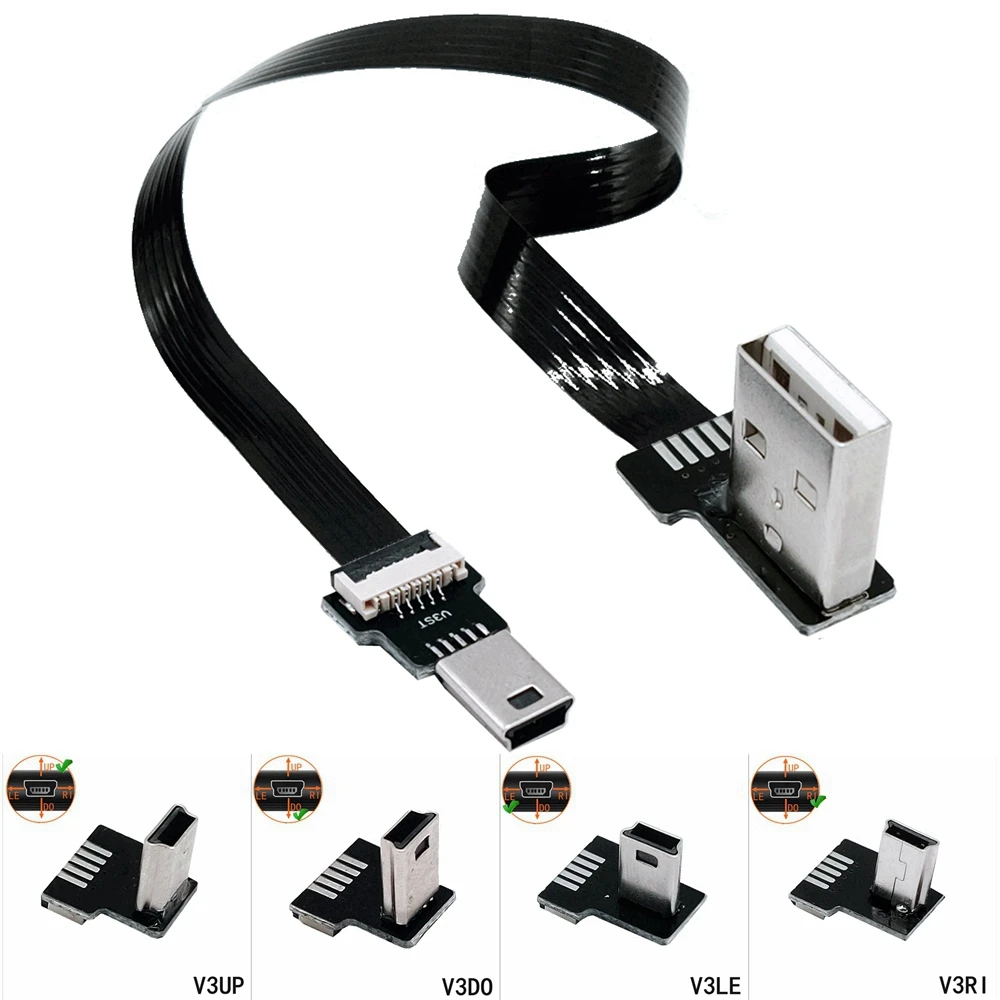 FPC Mini USB 90 Grad UP/Unten/Links/подключение к USB 2,0 A Stecker кабель 0,05 м 0,1 м 0,25 м 0,5 м
FPC Mini USB 90 Grad UP/Unten/Links/подключение к USB 2,0 A Stecker кабель 0,05 м 0,1 м 0,25 м 0,5 м