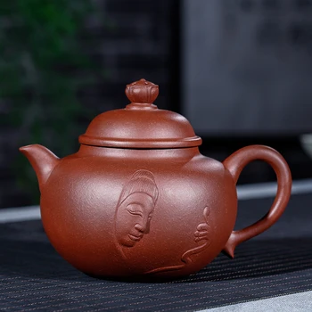 Yixing recommended undressed ore qing cement craft Buddha pot capacity of 370 ml of tea set
Yixing recommended undressed ore qing cement craft Buddha pot capacity of 370 ml of tea set