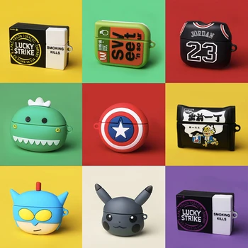 2019 Cartoon Silicone Case For Airpods Pro Case Wireless Bluetooth Case for airpod 3 Cover Case For Apple Air Pods Fundas Coque
2019 Cartoon Silicone Case For Airpods Pro Case Wireless Bluetooth Case for airpod 3 Cover Case For Apple Air Pods Fundas Coque