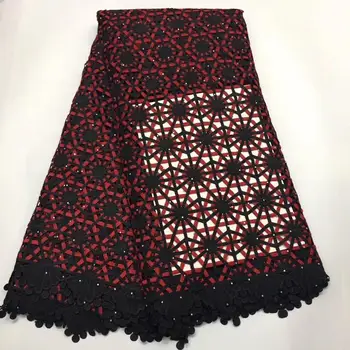 Red Black African Lace Fabric,2019Embroidered Nigerian Lace Fabric With Stone High Quality French Tulle Lace Fabric For Women
Red Black African Lace Fabric,2019Embroidered Nigerian Lace Fabric With Stone High Quality French Tulle Lace Fabric For Women