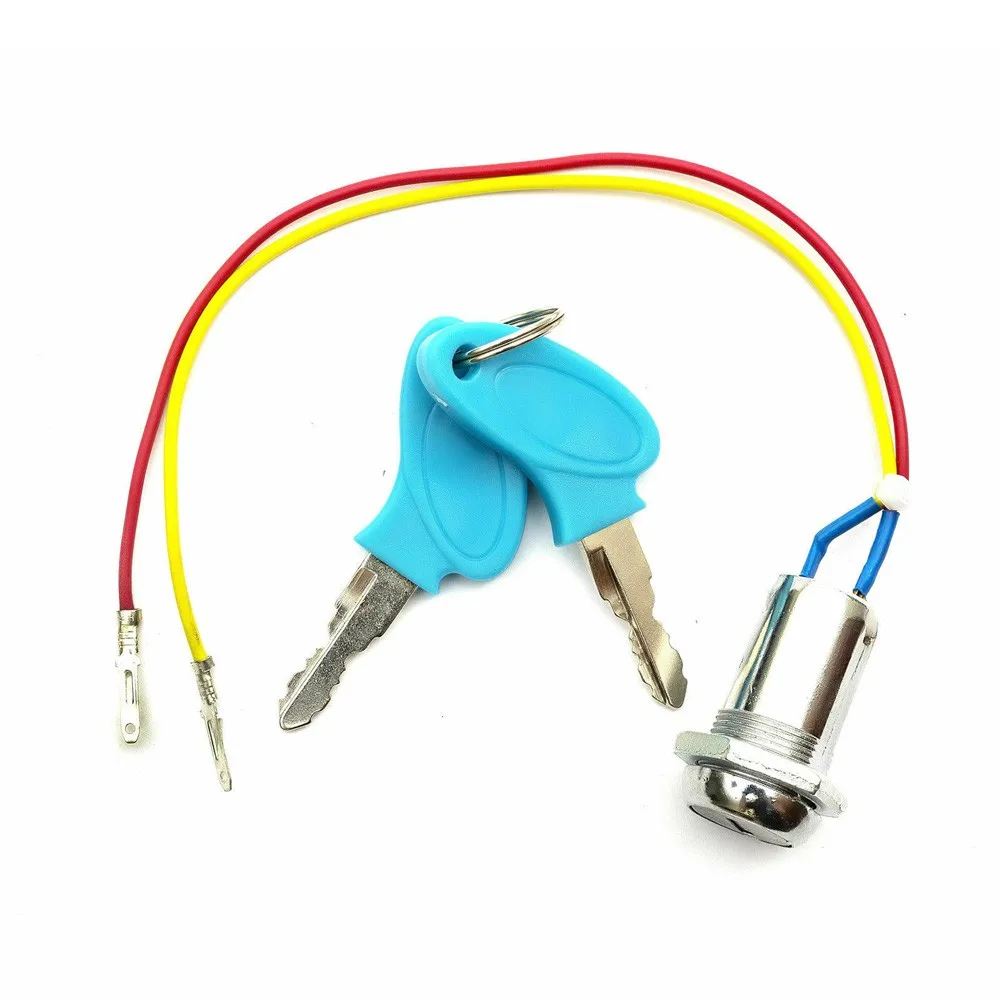 1pc Ignition Switch With Keys Locking For Electric Scooter Bike Atv Ighition Barrel 2 Wire On Off Metal Two Stage Parts | Спорт и