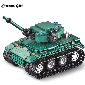 313PCS RC Military Tiger 1 Tanks Building Blocks Compatible Technic Series WW2 World German Army Bricks Toy for Kid Christmas 
313PCS RC Military Tiger 1 Tanks Building Blocks Compatible Technic Series WW2 World German Army Bricks Toy for Kid Christmas