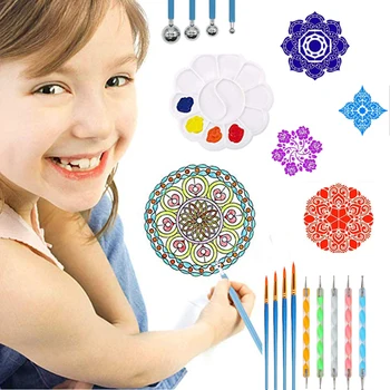 36pcs Painting Stencil Children Multifunction Gift Clay Mandala Pottery Embossing Stylus Dotting Tool Set Handwork Portable DIY
36pcs Painting Stencil Children Multifunction Gift Clay Mandala Pottery Embossing Stylus Dotting Tool Set Handwork Portable DIY