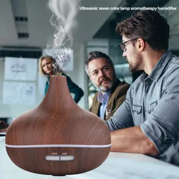 400ml Ultrasonic Air Humidifier 7 Color Automatic Water Level Detection Security LED Wood Grain Essential Oil Diffuser
400ml Ultrasonic Air Humidifier 7 Color Automatic Water Level Detection Security LED Wood Grain Essential Oil Diffuser