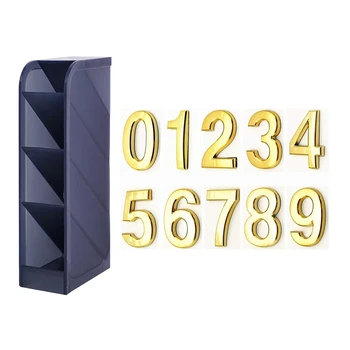 1 Pcs Multi-Function 4 Grids Desktop Storage Box Black & 10 Pcs Numeral Door Plaque House Sign Gate Digits 0 to 9 Tag
1 Pcs Multi-Function 4 Grids Desktop Storage Box Black & 10 Pcs Numeral Door Plaque House Sign Gate Digits 0 to 9 Tag
