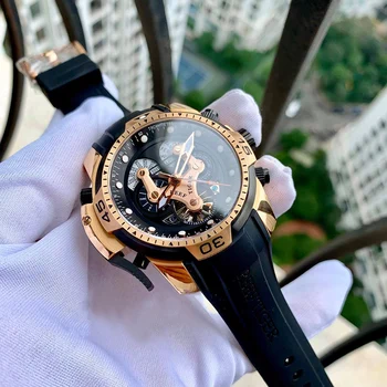 Reef Tiger/RT Designer Watches for Men Big Dial Complicated Watch with Perpetual Calendar Rubber Strap Watch RGA3503
Reef Tiger/RT Designer Watches for Men Big Dial Complicated Watch with Perpetual Calendar Rubber Strap Watch RGA3503