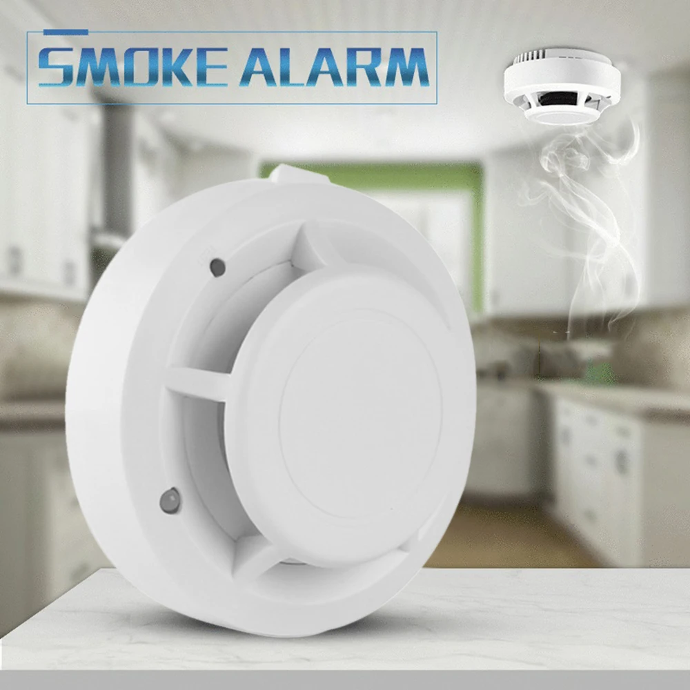 Smart Independent Type Alarm Smoke Fire Sensitive Detector Home Security Wireless Alarm Smoke Detector Sensor Fire Equipment
Smart Independent Type Alarm Smoke Fire Sensitive Detector Home Security Wireless Alarm Smoke Detector Sensor Fire Equipment