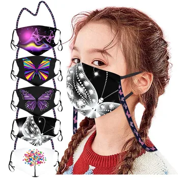 Kids Butterfly Printing Mask Anti-pollution Hanging Neck Protective Mask Reusable Adjustable Length Masque Lavable Enfant
Kids Butterfly Printing Mask Anti-pollution Hanging Neck Protective Mask Reusable Adjustable Length Masque Lavable Enfant
