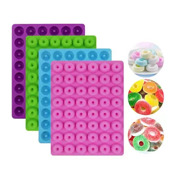 48 Cavity Donut Silicone Mold DIY Cake Mould Non-stick Fondant Candy Molds For Dessert Chocolate Biscuit Cake Jelly Ice Molds
48 Cavity Donut Silicone Mold DIY Cake Mould Non-stick Fondant Candy Molds For Dessert Chocolate Biscuit Cake Jelly Ice Molds