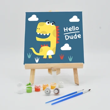 Digital Oil Painting By Numbers Kits On Canvas 20×20cm For Children Cartoon Dinosaur Picture DIY Paint Acrylic Arts Kids Color
Digital Oil Painting By Numbers Kits On Canvas 20×20cm For Children Cartoon Dinosaur Picture DIY Paint Acrylic Arts Kids Color