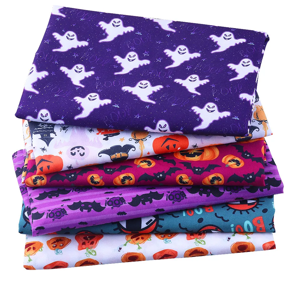 50*140CM Halloween Polyester cotton Fabric Patchwor Printed for Tissue Kids Home Textile for Sewing Doll Dress Curtain fabric
50*140CM Halloween Polyester cotton Fabric Patchwor Printed for Tissue Kids Home Textile for Sewing Doll Dress Curtain fabric