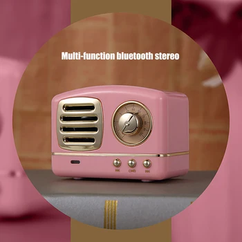 New Style HM11 Retro Bluetooth Speaker Portable Mini Wireless Plug-in Subwoofer Retro Fan Broadcast Loudspeaker With TF Gift
New Style HM11 Retro Bluetooth Speaker Portable Mini Wireless Plug-in Subwoofer Retro Fan Broadcast Loudspeaker With TF Gift