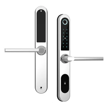 

Nordson smart home Wifi fingerprint RFID card biometric glass door lock,keyless intelligent door lock for door entry