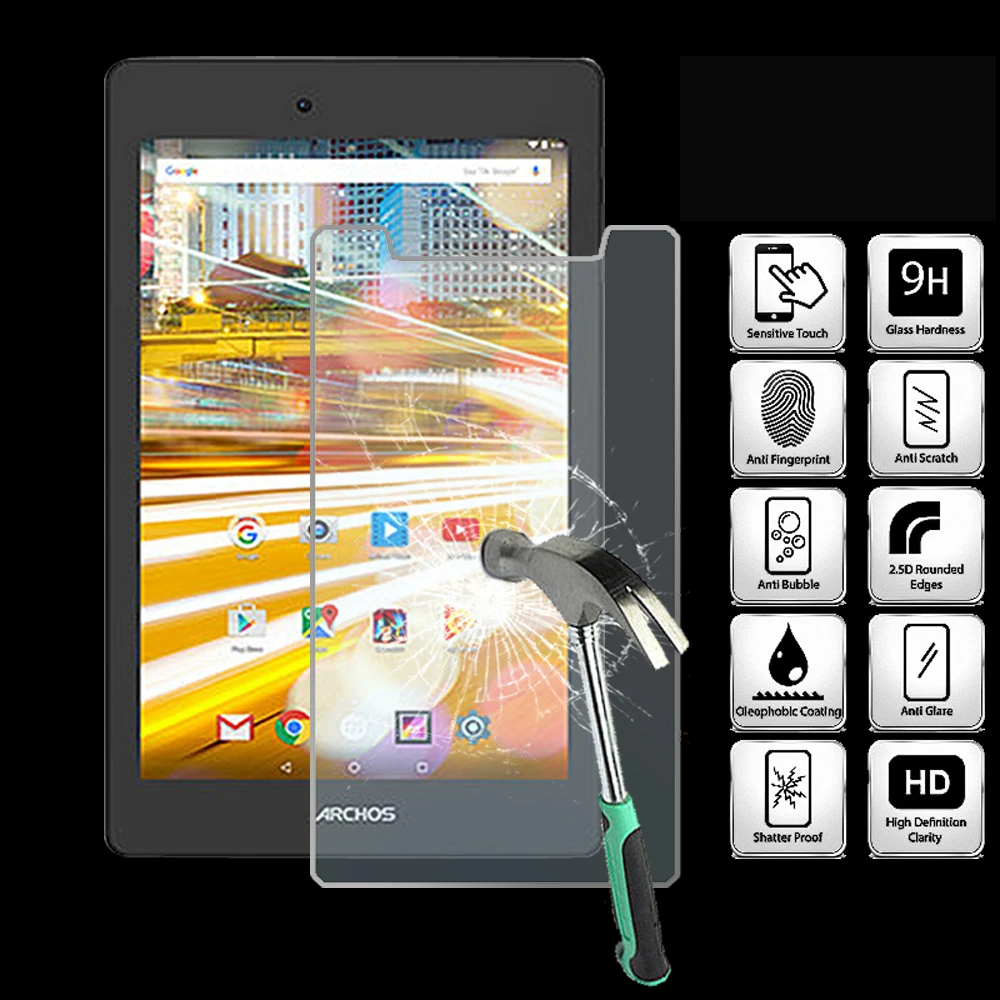 For ARCHOS 70 Oxygen Tablet Tempered Glass Screen Protector Cover Explosion-Proof Anti-Scratch Screen Film
For ARCHOS 70 Oxygen Tablet Tempered Glass Screen Protector Cover Explosion-Proof Anti-Scratch Screen Film