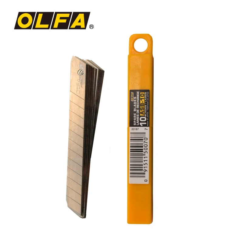 10pc-Pack ASB-10 OLFA Knife SnapOff Blade Lame Signage Vinyl Cardboard FOR OLFA 18O S S/20 A A-2 A-3 SVR-1 PA-2 5-5 XA-1 DA-1
10pc-Pack ASB-10 OLFA Knife SnapOff Blade Lame Signage Vinyl Cardboard FOR OLFA 18O S S/20 A A-2 A-3 SVR-1 PA-2 5-5 XA-1 DA-1