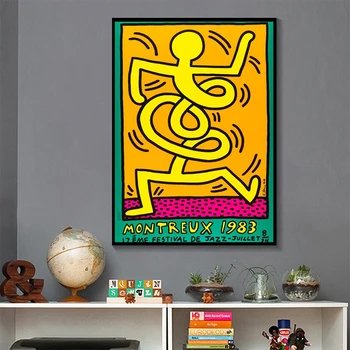 Abstract Canvas Painting Famous By Keith Haring Posters and Prints Wall Art Picture for Living Room Home Cuadros Decoration
Abstract Canvas Painting Famous By Keith Haring Posters and Prints Wall Art Picture for Living Room Home Cuadros Decoration