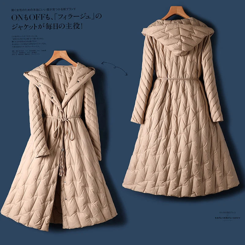 90% White duck down abrigos mujer invierno 2020 women coats and jackets winter Thin Covered Button Adjustable Waist
90% White duck down abrigos mujer invierno 2020 women coats and jackets winter Thin Covered Button Adjustable Waist