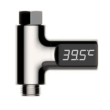 Practical LED Display Home Water Digital Shower Thermometer Flow Self-Generating Water Temperature Meter Monitor Baby Care
Practical LED Display Home Water Digital Shower Thermometer Flow Self-Generating Water Temperature Meter Monitor Baby Care